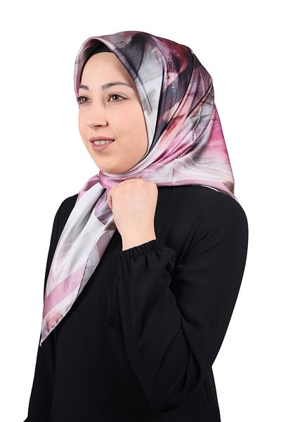 PİRAMİT Φουλάρι από ρεγιόν με σχέδιο Pyramid Luxer - Pattern-19 - Color-11