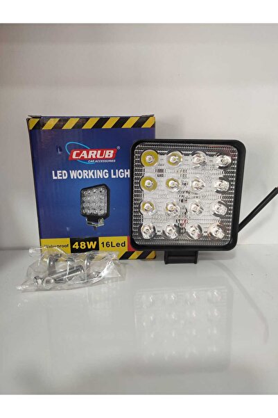 karagöz motor Ön Far 16 Led Kare