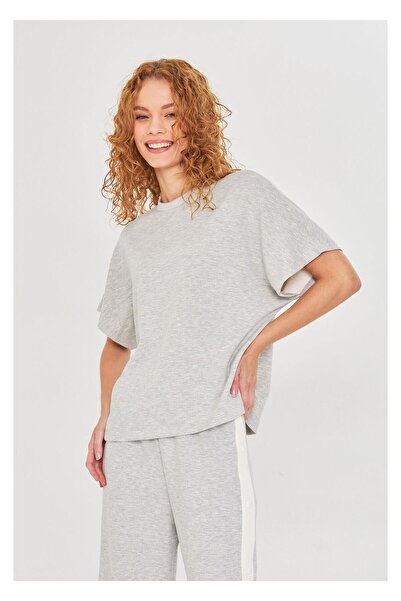 TIFFANY&TOMATO Düşük Omuz Modal T-Shirt