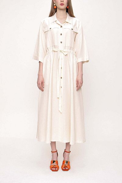 SOCIETA Loose Cut Shirt Dress 93564