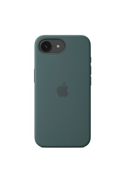 Apple iPhone 16e Silicone Case – Lake Green