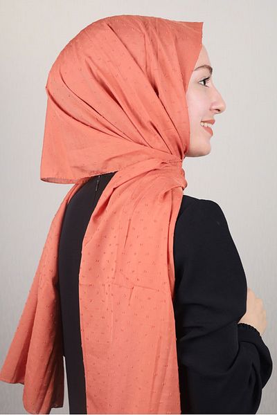 AlışverişTarlası Şal Pıtpıt din şifon de culoare uni Poloist - Model-01- Culoare-14