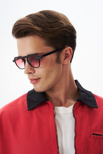 EYE OF HORUS EOH1142 C10 - Red Unisex Sunglasses