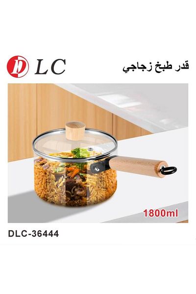 DLC قدر طبخ زجاجي 1.8 لتر DLC-36444