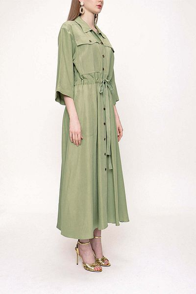 SOCIETA Loose Cut Shirt Dress 93564