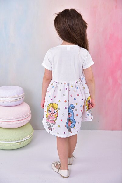 ruhaay Κοριτσίστικο κοντομάνικο φόρεμα με στάμπα