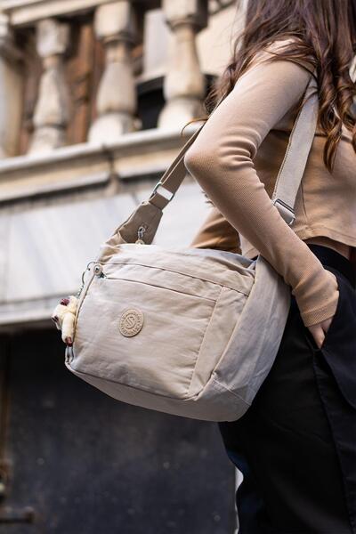 Bipanya Martinez Hafif, Su Geçirmez, Çok Gözlü Kadın Omuz Postacı Çantası BP-...