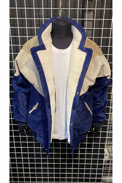 Aztek VİNTAGE KÜRKLÜ OVERSİZE MONT