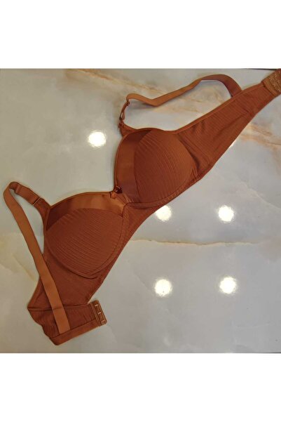 AVESŞENER Without Underwire Wire Free Unassisted Empty Bra Combed Cotton Stretchy Twill