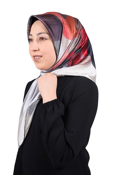 PİRAMİT Φουλάρι από ρεγιόν με σχέδιο Pyramid Luxer - Pattern-21 - Color-02