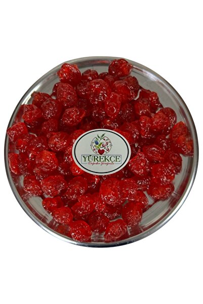 YÜREKÇE Kiraz Kurusu Şekerli- 200 Gr- Kavanoz Görünümlü Kilitli Saklama Poşeti