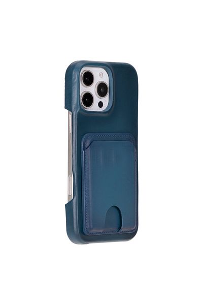 Lev Leather Suport card de credit magnetic din piele naturală - portofel Magsafe, smartphone compatibil