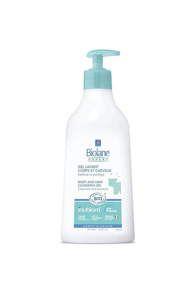 Biolane Organic Body & Hair Cleansing Gel Lavant With Mild & Pleasant Fragrance - 500Ml