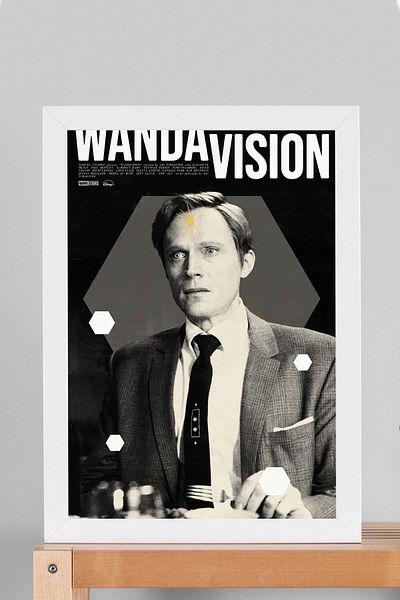 Saturn Pictură înrămată WandaVision - Pictură poster Marvel TV