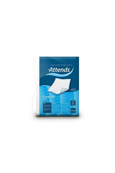 attends Cover Dri 40X60 Plus - Non-Slip Waterproof - 50 Pieces