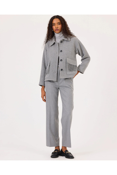 SEÇİL Jachetă cu nasturi cu ciucuri