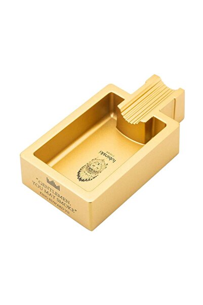 Lubinski Yeni Seri Metal Kare Tekli Puro Küllüğü - Gold