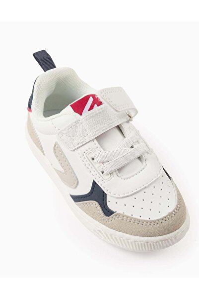 Ziddy Trainers for Baby Boys 'ZY Move', White/Dark Blue