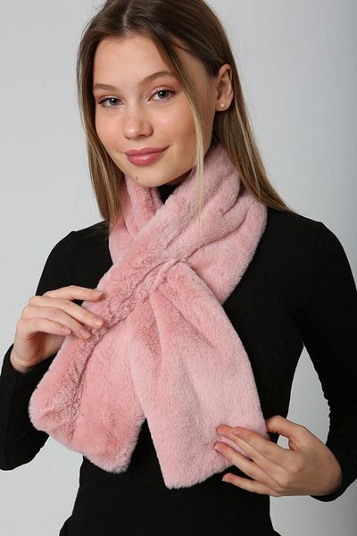 Luminos Butik Soft Pink Plush - Warm Holder Neck Collar Accessory Byn01