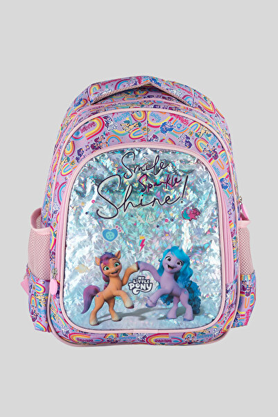 MY LITTLE PONY Детска щампована лицензирана училищна раница с много отделения...