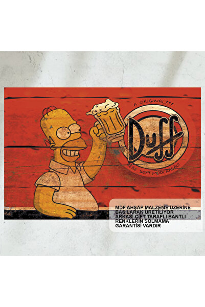 Hayat Poster Homer Simpson zabavna dekoracija slika retro drveni poster