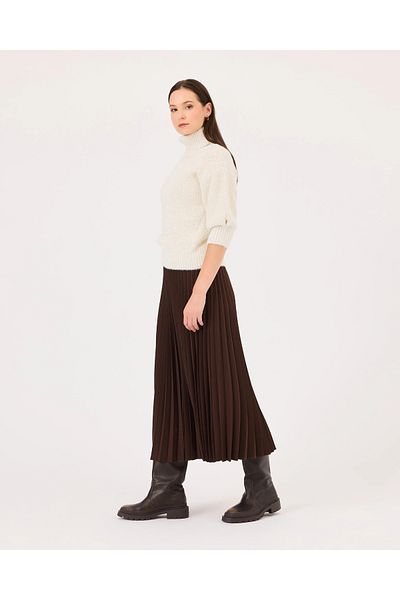 SEÇİL Turtleneck Three Quarter Sleeve Sweater Sweater