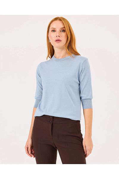 SEÇİL Bluză de tricotaje cu decolteu în formă de O