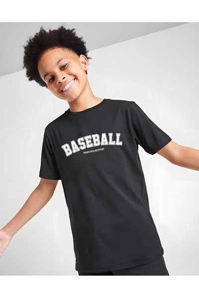 uyguntarz Kinder-T-Shirt aus Baumwolle mit Baseball-Aufdruck