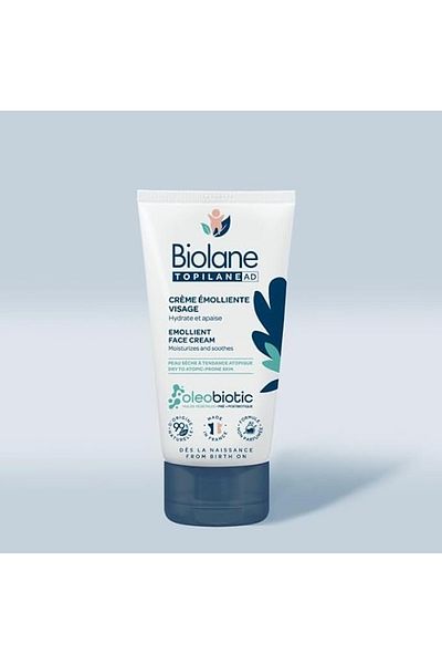 Biolane Topilane Ad Emollient Face Cream | For Protecting Baby's Skin | 50Ml