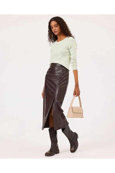 SEÇİL Crew Neck Waist Length Knitwear Sweater