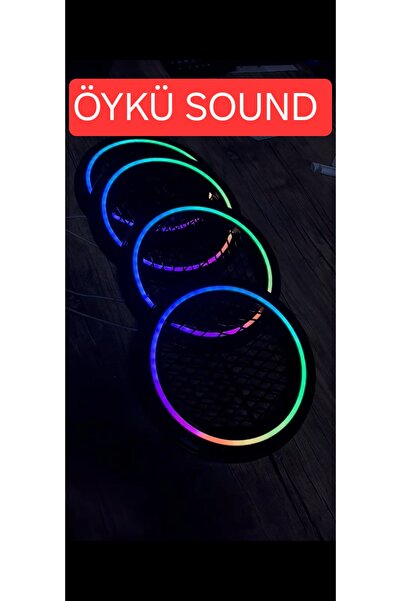 ÖYKÜ SOUND BU FİYATA YOK 4ADET 16CM PİXSEL LED KAPAK KUMANDALI ANİMASYONLU