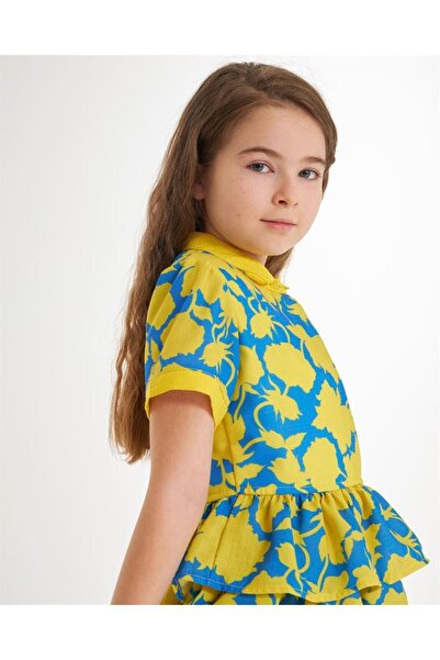 Hilal Akıncı Kids Rochie verde pentru fete