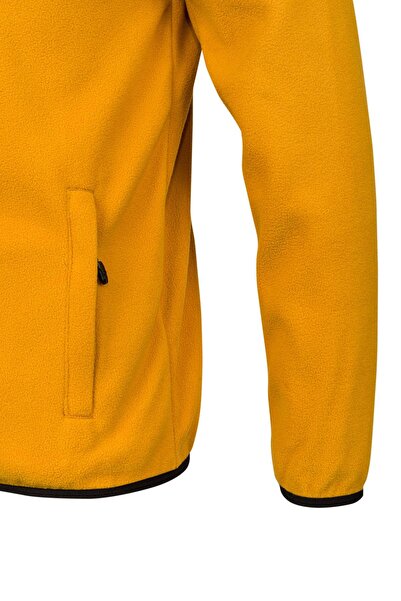 2AS Cliff Erkek Parçalı İnce Polar Sweatshirt Hardal