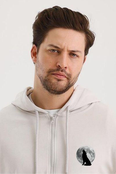 FİHA Unisex Queen Hooded Sweat Stone