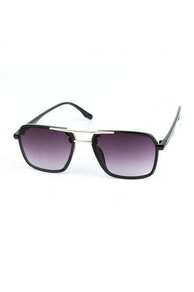 Di Caprio Unisex Yellow Black Uv400 Protection Rectangular Model Sunglasses