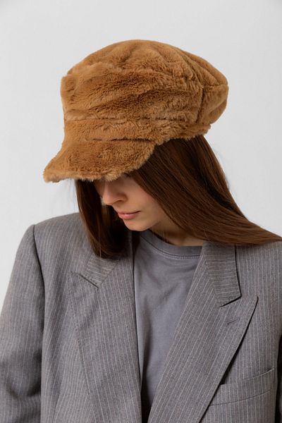 Luminos Butik Winter Camel Hat - Thick Furry, Warm, Fluffy Fur Accessory Spk1128