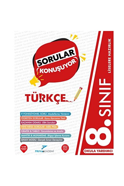 Pruva Akademi 8.sınıf Türkçe Sorular Konuşuyor