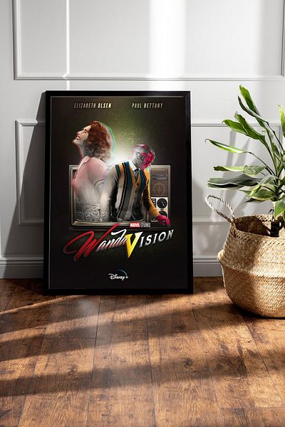 Saturn Pictură înrămată WandaVision - Pictură poster Marvel TV