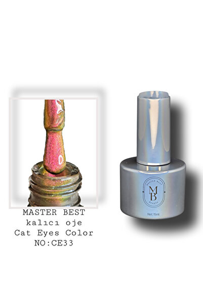 masterbest Master Best Kalıcı Oje Cat Eyes 15 ml CE33