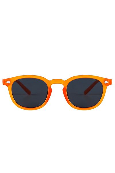EYE OF HORUS Eoh1063 C131 Matte Orange Unisex Sunglasses