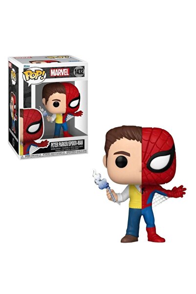 Funko Pop Marvel Split- Peter Parker / Spider- Man No:1432 Booble Head