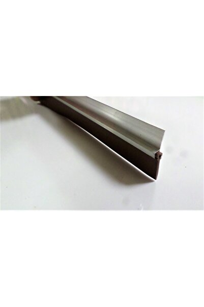 Genel Markalar Kapı Altı Alüminyum Fırça-süpürgelik-tozluk 100cm (ALINDAN MONTAJ) Kahverengi Kauçuk - Kapı Altı - 2