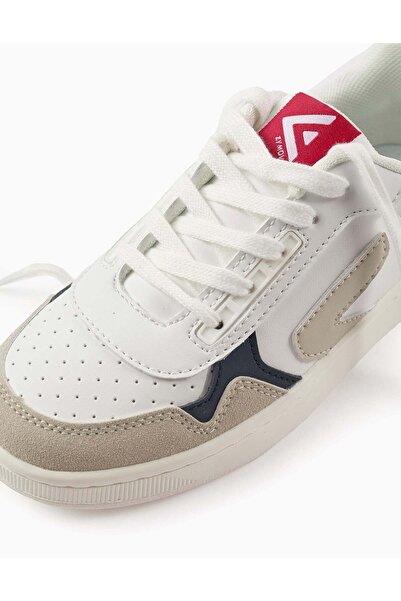 Ziddy Trainers for Boys 'ZY Move', White/Dark Blue