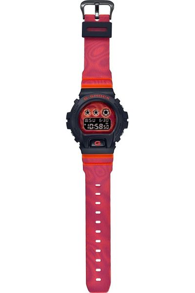 Casio ساعة G-Shock Time Distortion من سلسلة DW-6900TD-4DR الخاصة