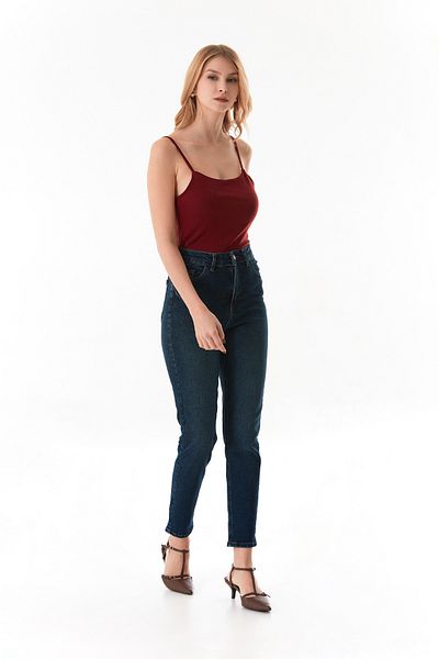 Fulla Moda High Waist Mom Jean
