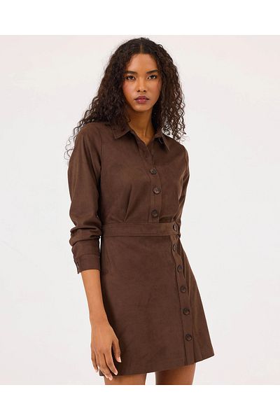 SEÇİL Seçil Suede Dress