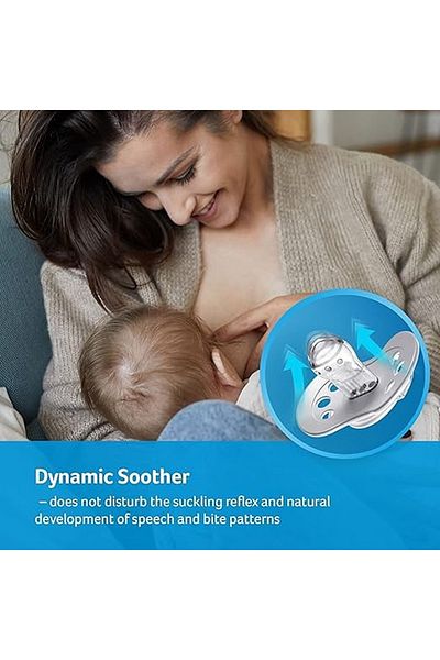 LOVI Dynamic Soother Silicone 3-6 Months Indian Summer Boy - Blue, Pack of 2