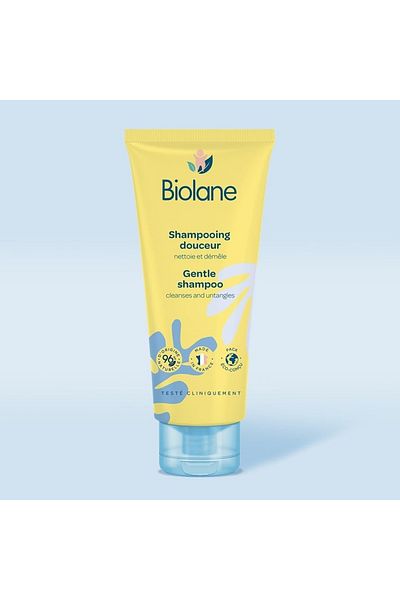 Biolane Organic Gentle Shampoo For Baby Hair to Maintain Scalp's Natural Skin Balance | 200Ml
