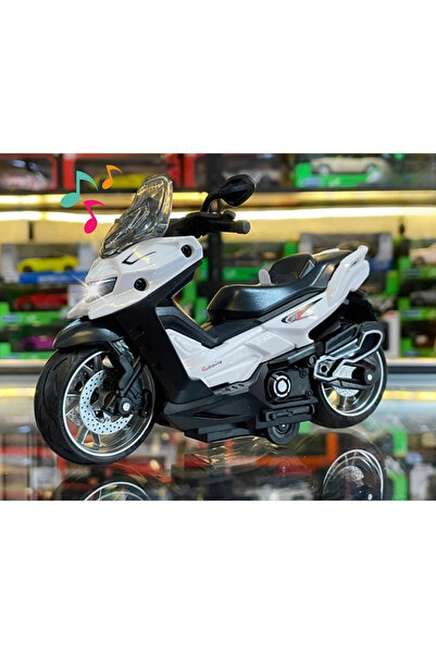 TUENGİ STORE Işıklı Sesli Sürtmeli Xmax Model Scooter Motor Diecast Oyuncak M...