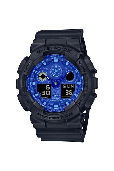 Casio ساعة يد جي شوك للرجال - Ga-100bp-1adr
